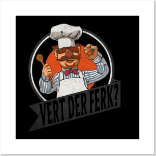 vert der ferk //the swedish chef I dont Always - VINTAGE STYLE Posters and Art